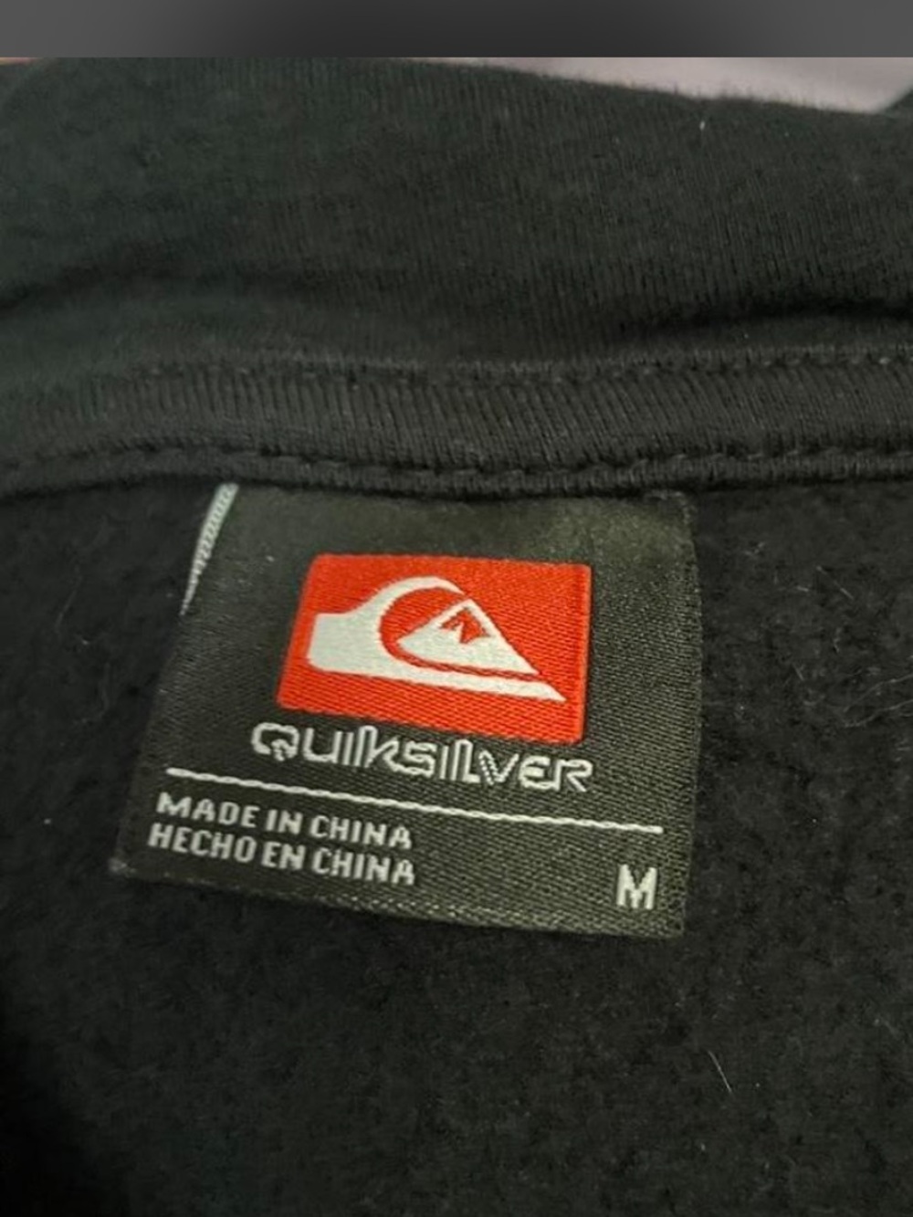 Quiksilver black hoodie - Picture 4 of 6